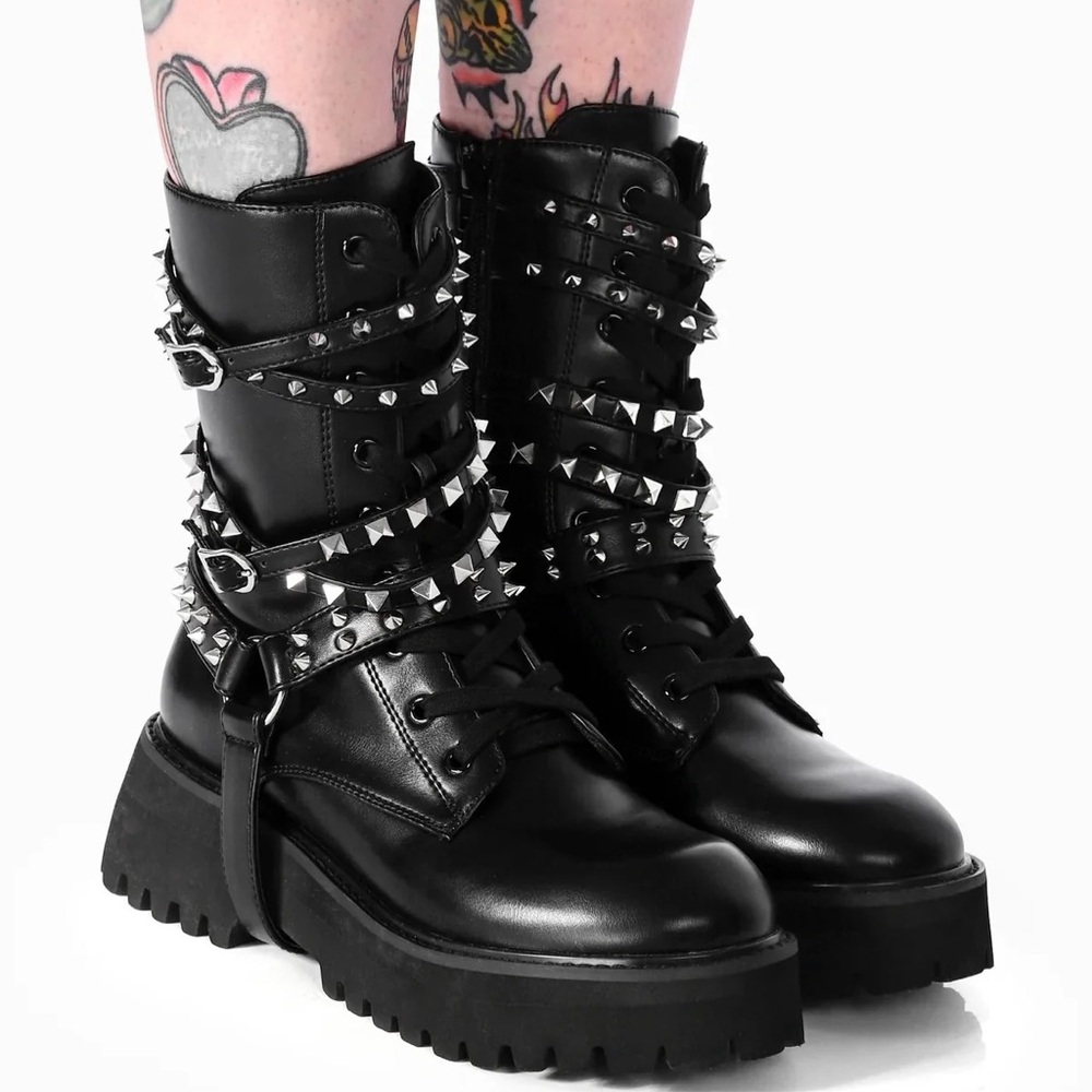 Foxblood Brody Studded Boots